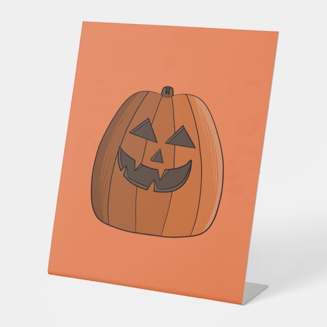 Cool Pumpkin Sockelschild (Vorderseite)