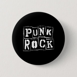 Cool Punk Rock Punkrock Hardrock Music Rockn Roll Button