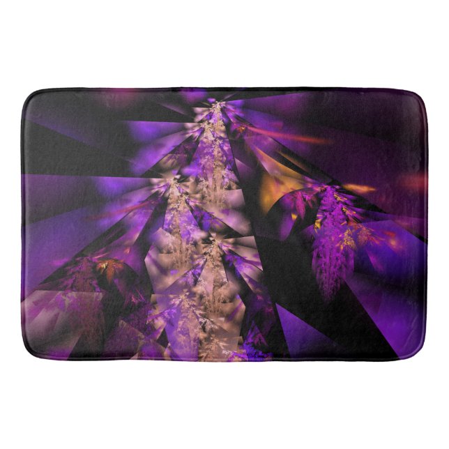 Cool purple leaves badematte (Vorderseite)