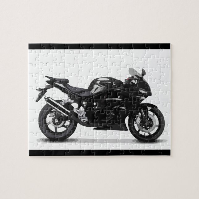 COOL RACING SPORTS SCHWARZES MOTORRAD 297090 PUZZLE (Horizontal)