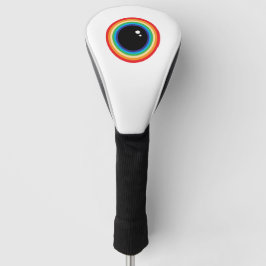 Cool Rainbow Eyeball Golf Headcover