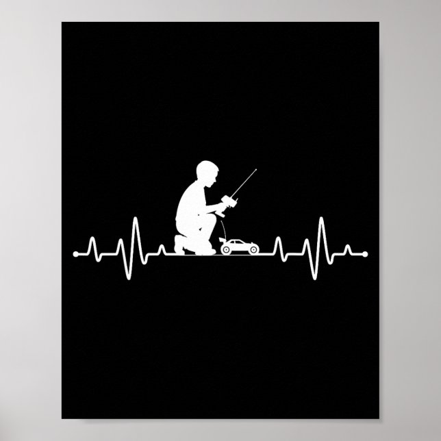 Cool Rc Racing Art For Men Women Remote Control Rc Poster (Vorne)