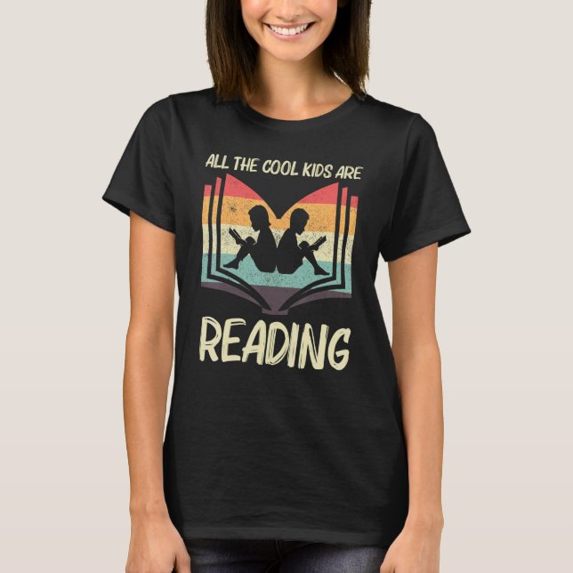 Cool Reading For Men Women Book   Books Bookworm L T-Shirt (Vorderseite)