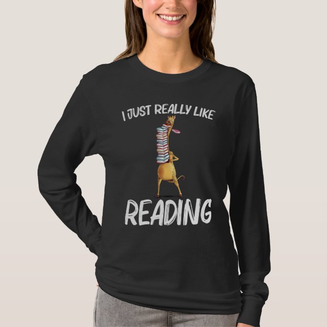 Cool Reading For Men Women Bookworm Learning Book  T-Shirt (Vorderseite)