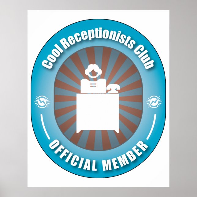 Cool Receptionistenklub Poster (Vorne)