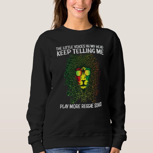 Cool Reggae For Men Women Jamaican Music Genre Sweatshirt (Vorderseite)