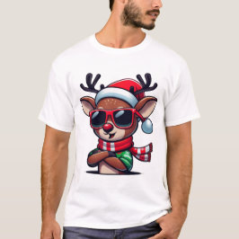 Cool Rentier Christmas Vibes Men's T - Shirt