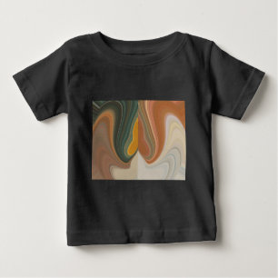 Cool Retro Abstrakt Graphic bunt Matata strand Baby T-shirt
