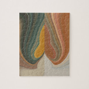 Cool Retro Abstrakt Graphic bunt Matata strand Puzzle