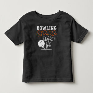 Cool Retro Bowling Champ Sport Kleinkind T-shirt