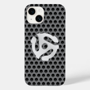 COOL Retro-Chrom-Optik 45 Spacer DJ Druck Case-Mate iPhone 14 Hülle