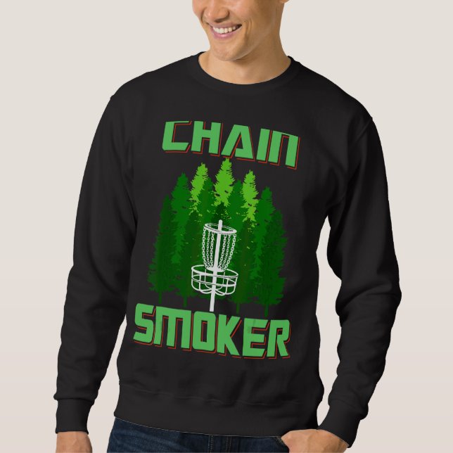 Cool Retro Disk Golf Sport 24 Sweatshirt (Vorderseite)
