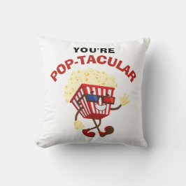 Cool Retro Funny Popcorn Spaß Filmgeschenk Kissen