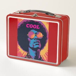 Cool/Retro-Lunch-Box Metall Brotdose