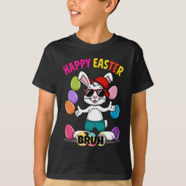 Cool Retro Ostersonne "Happy Oaster Bruh" T-Shirt
