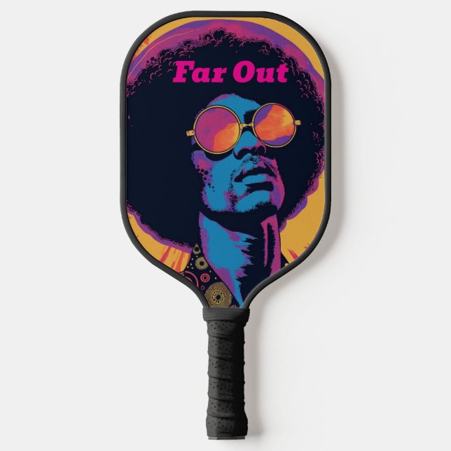 Cool/Retro-Pickleball-Paddel Pickleball Schläger (Vorderseite)