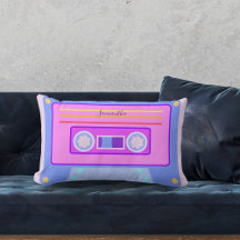 Cool Retro Rosa Lila Blue 80er 90er Cassette Dorm
