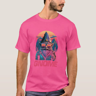 Cool Retro Sonnenbrille Gnome T-Shirt