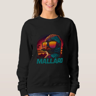 Cool Retro Sonnenbrille Mallard Sweatshirt