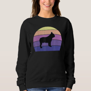 Cool Retro Sunset French Bulldogs Great Downer Sweatshirt