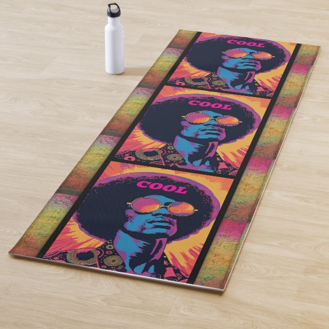 Cool/Retro Yoga Mat Yogamatte (Beispiel)