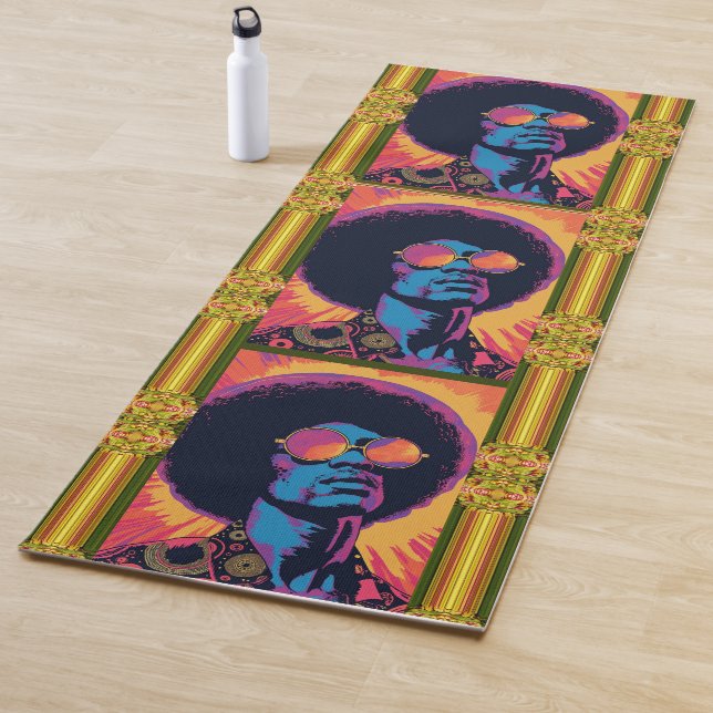 Cool/Retro Yoga Mat Yogamatte (Beispiel)