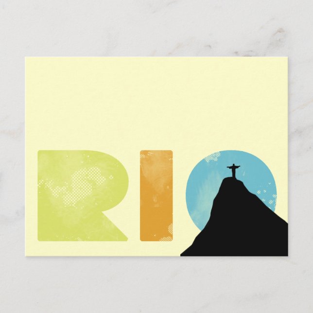 Cool Rio RJ BRASIL Postkarte (Vorderseite)