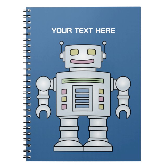 Cool Robot notebook | School supplies for kids Notizblock (Vorderseite)