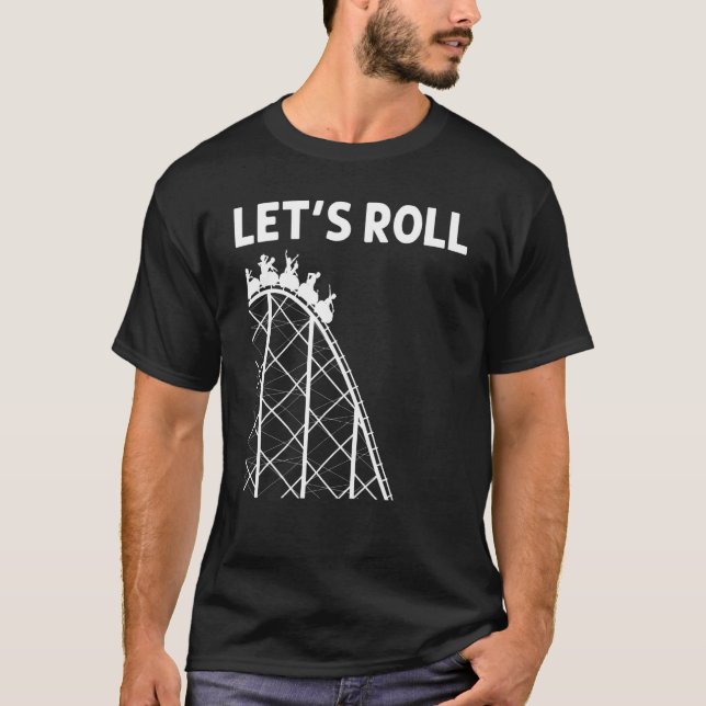 Cool Roller Coaster For Men Women Amusement Park T T-Shirt (Vorderseite)
