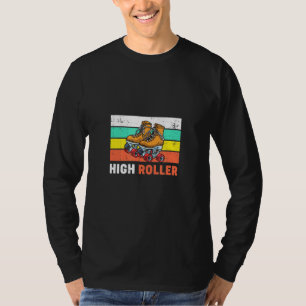 Cool Roller Disco Retro Party 70er und 80er High R T-Shirt