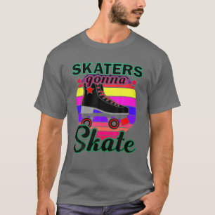 Cool Roller Skaten für Männer Roller Derby Dis T-Shirt