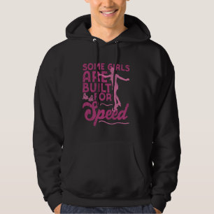 Cool Roller Skaten Skate Girl 1970s Retro einige G Hoodie