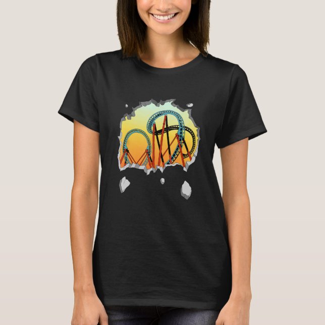 Cool Roller Untersetzer Geschenkidee Park Ri T-Shirt (Vorderseite)