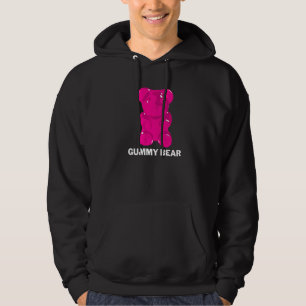 Cool rosa Gummibär süßer Bonbonbär Hoodie
