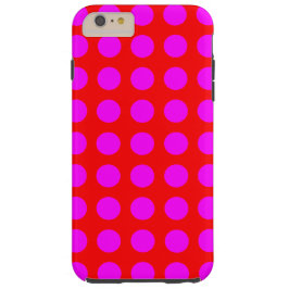 Cool Rot und Magenta Dots Gemustert Case-Mate iPhone Hülle