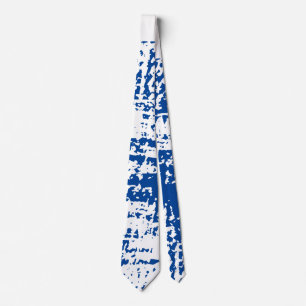 🕶 ☕️ Cool Royal Blue & White Men Necktie Krawatte