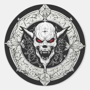 cool runder aufkleber