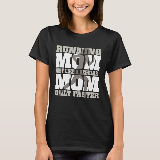 Cool Runner marathon for women mom coach race T-Shirt (Vorderseite)
