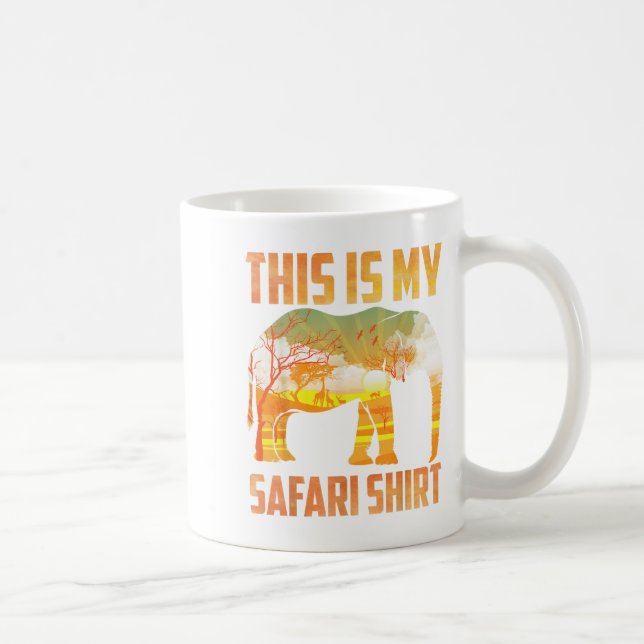 Cool Safari Costume For Men Women Kids Adult Afric Kaffeetasse (Rechts)