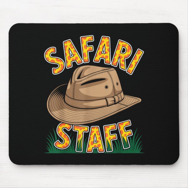 Cool Safari Costume For Men Women Kids Adult Afric Mousepad (Vorne)