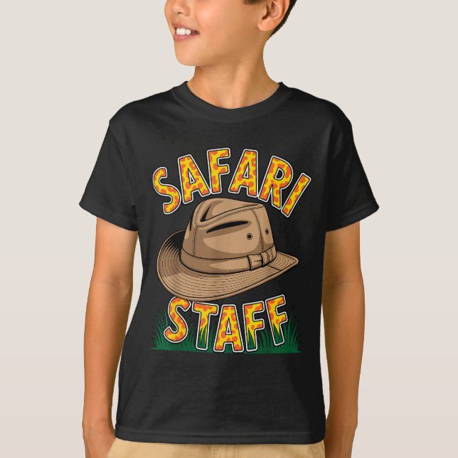 Cool Safari Costume For Men Women Kids Adult Afric T-Shirt (Vorderseite)