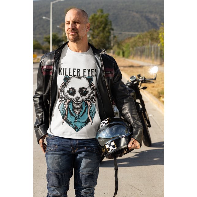 Cool Samurai Panda T-Shirt | Fierce Panda Warrior  (Von Creator hochgeladen)