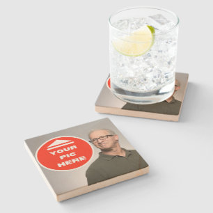 Cool! Sandstone-Untersetzer - Personalisiert Steinuntersetzer