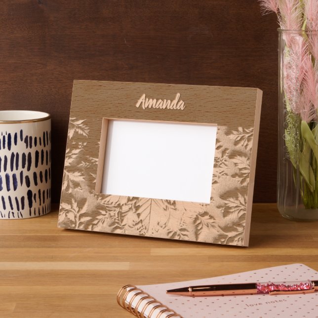 Cool Santa Claus Geätzte Rahmen (Links)