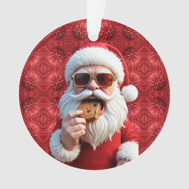 Cool Santa Claus Ornament (Vorderseite)