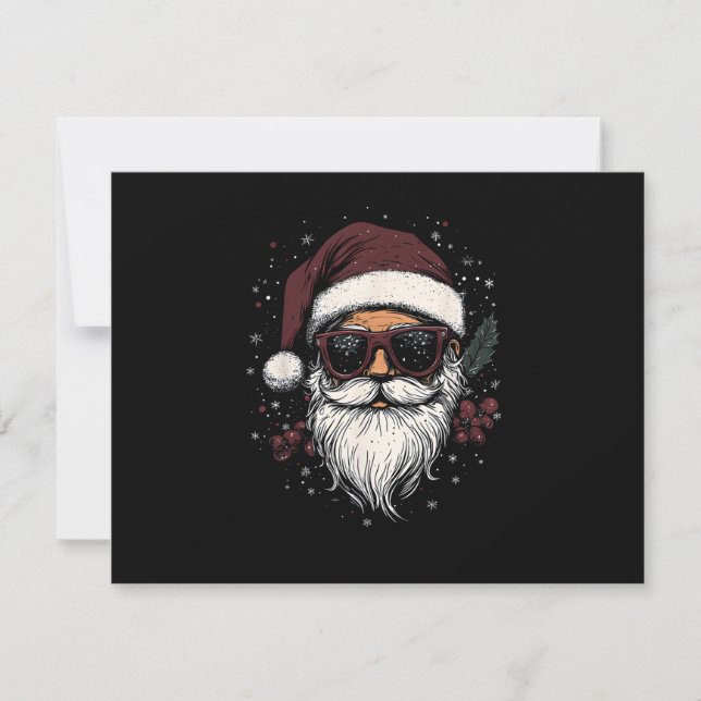 Cool Santa with Sunglasses Christmas (Vorderseite)