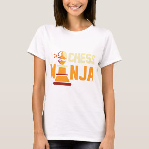 Cool Schach Ninja Schach Liebhaber Geschenk T-Shirt