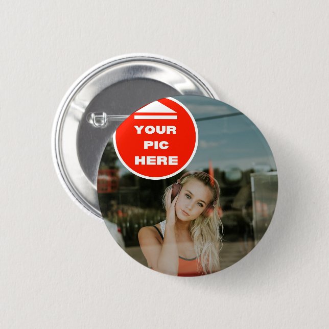 Cool! Schaltfläche - Personalisiert Button (Vorne & Hinten)