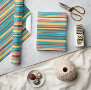 Cool schimmernde künstlerische Geburtstagsparty Geschenkpapier
