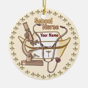 Cool School Nurse Ornament